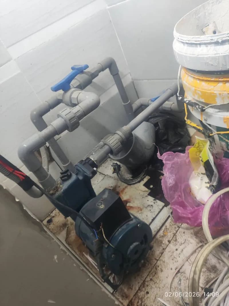 Trước sửa máy bơm nước Panasonic tại TPHCM — thợ Nguyễn Hoàng Khánh