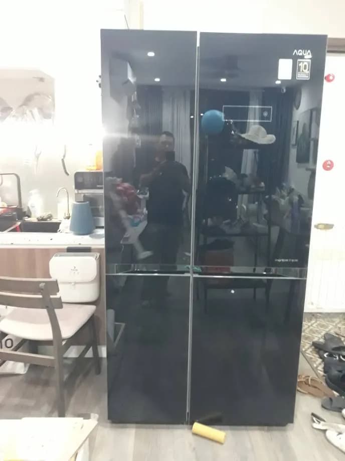 Trước sửa tủ lạnh Inverter AQUA tại Nhà Bè — thợ Đặng Anh Huy