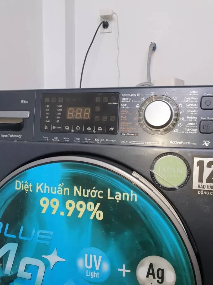Sau khi hoàn thành sửa máy giặt cửa trước Panasonic tại Quận 7 — thợ Phan Chí Tâm