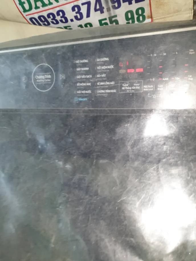 Trước sửa máy giặt cửa trên Samsung tại TPHCM — thợ Phan Chí Tâm