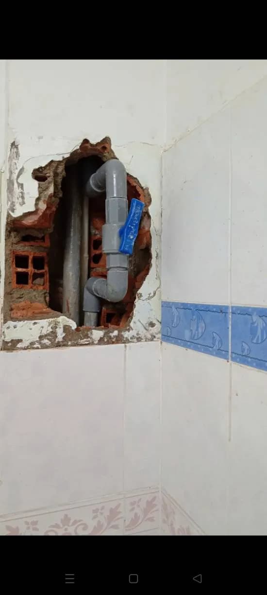 Sau khi hoàn thành sửa van nước Đạt Hòa tại Gò Vấp — thợ Lê Đăng Tuấn