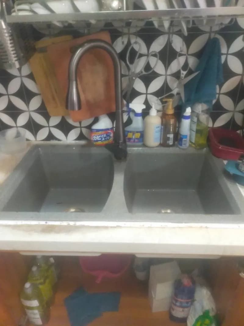 Sau khi hoàn thành sửa vòi nước bồn rửa chén tại Gò Vấp — thợ Lê Đăng Tuấn (5 sao)
