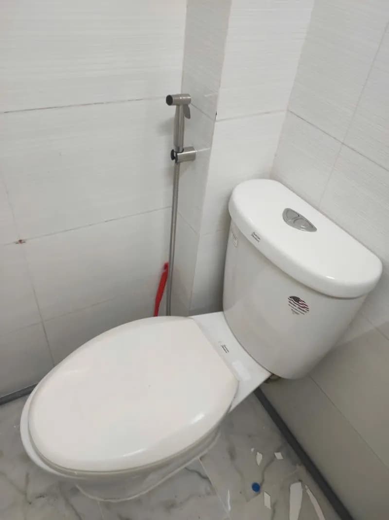 Sau khi hoàn thành sửa vòi xịt bồn cầu American Standard tại Phường 7, Tân Bình — thợ Bùi Văn An (5 sao)