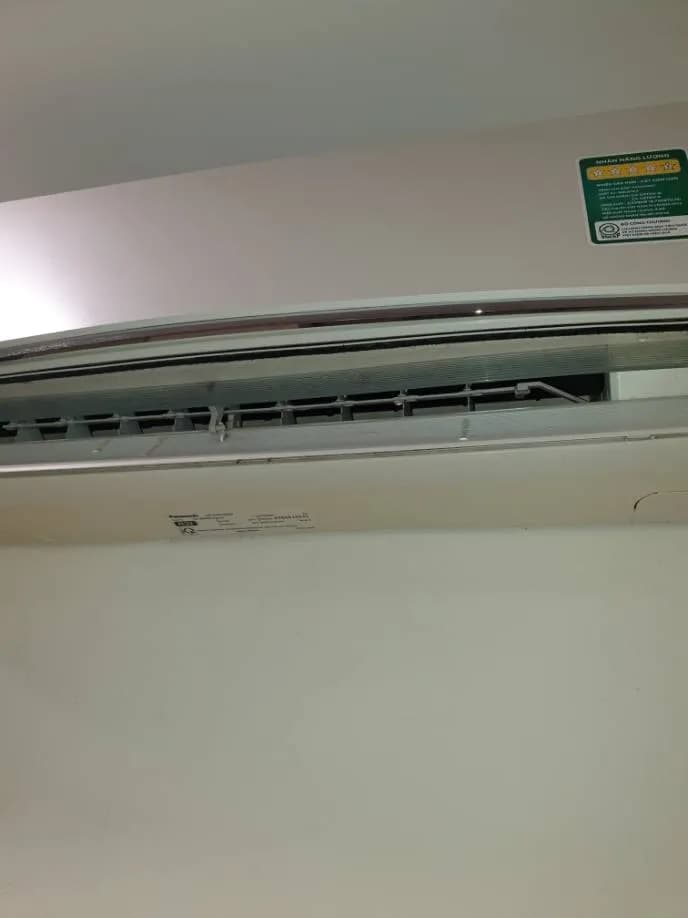 Sau khi hoàn thành sửa máy lạnh treo tường Panasonic tại Quận 7 — thợ Phan Chí Tâm