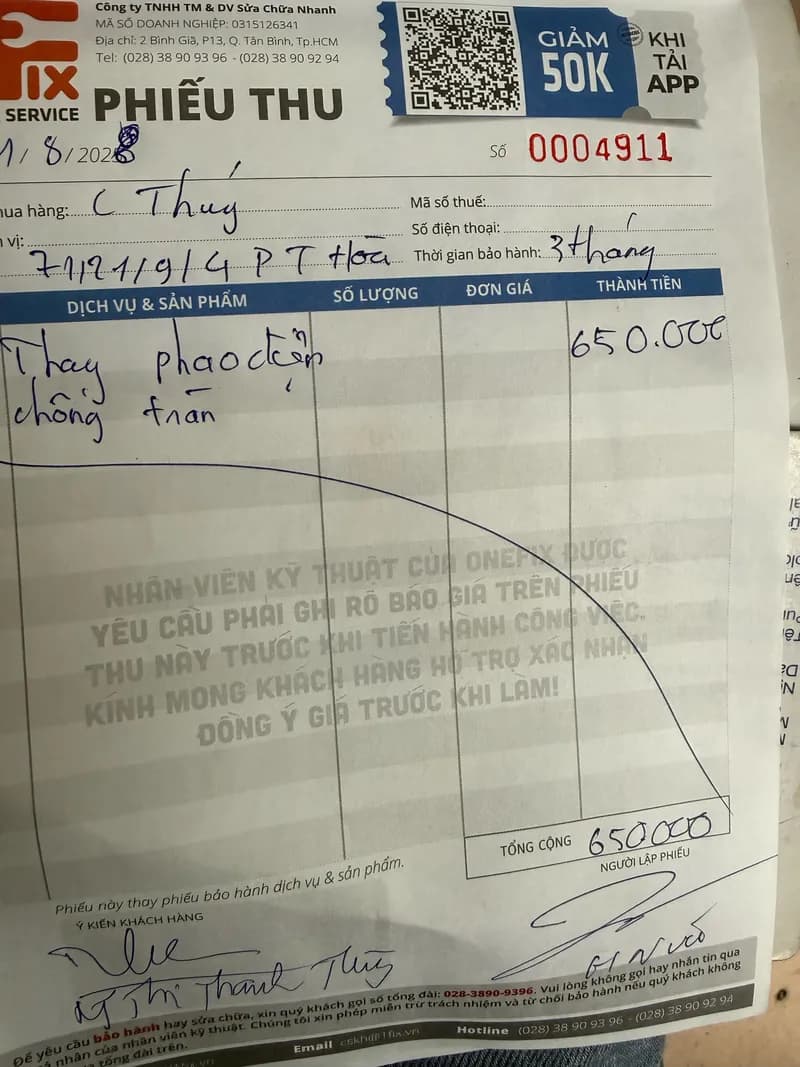 Trước sửa máy bơm nước tại Tân Phú — thợ Hồ Như Vũ