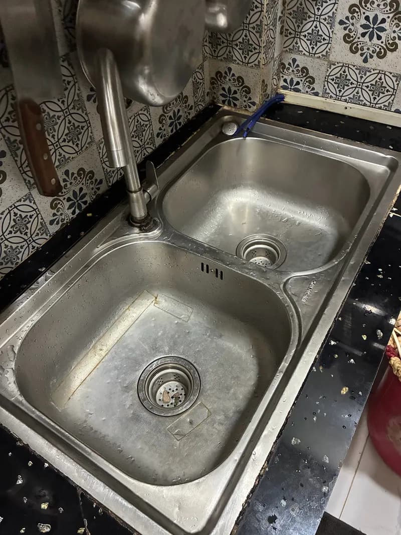 Trước sửa chậu rửa chén tại Phường Bình Trị Đông, Bình Tân — thợ Dương Oai