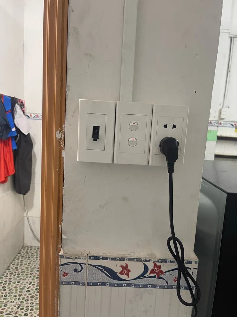 Sau khi hoàn thành sửa ổ cắm điện Panasonic tại Xã Bà Điểm, Hóc Môn — thợ Nguyễn Quốc Bảo
