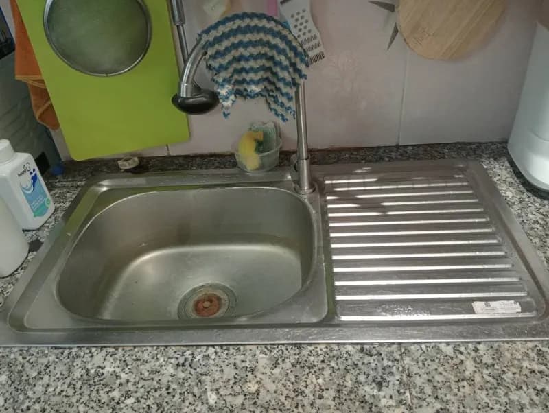 Trước sửa bồn rửa chén tại Tân Bình — thợ Võ Hồng Hải