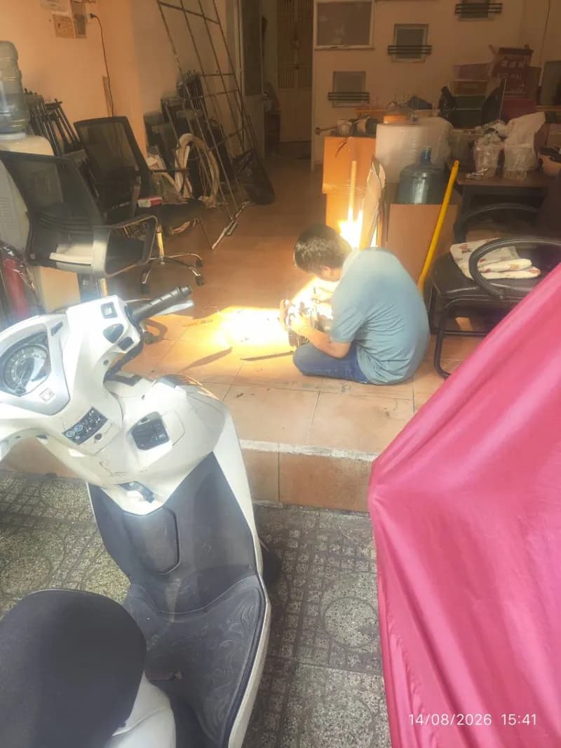 Sau khi hoàn thành sửa quạt trần Panasonic tại Quận 10 — thợ Nguyễn Hoàng Khánh