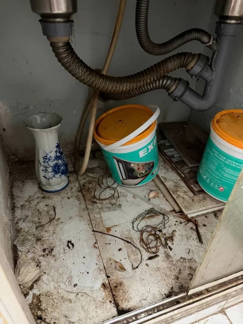 Trước sửa bồn rửa chén tại xã Xuân Thới Đông huyện Hóc Môn TPHCM, Hóc Môn — thợ Võ Hồng Hải
