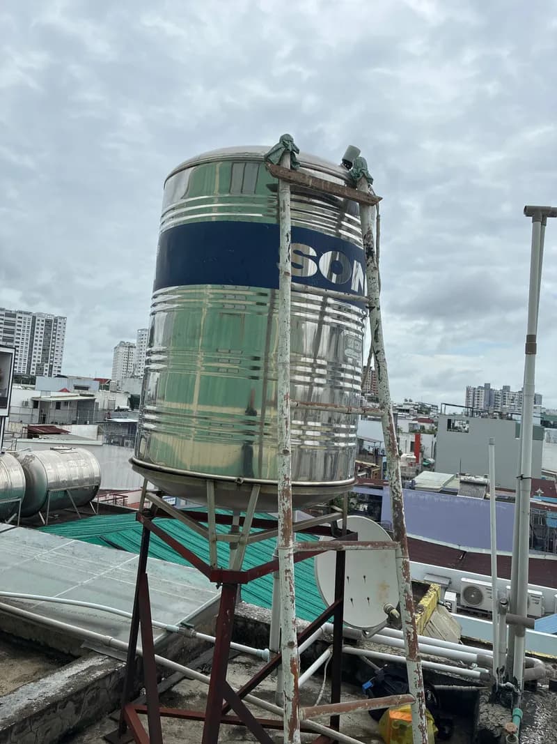 Trước sửa máy bơm nước tại Tân Phú — thợ Dương Oai