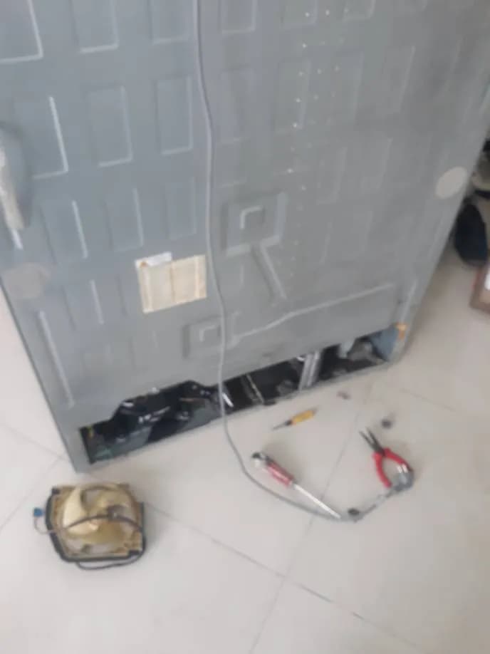 Trước sửa tủ lạnh side-by-side LG tại Quận 8 — thợ Đặng Anh Huy