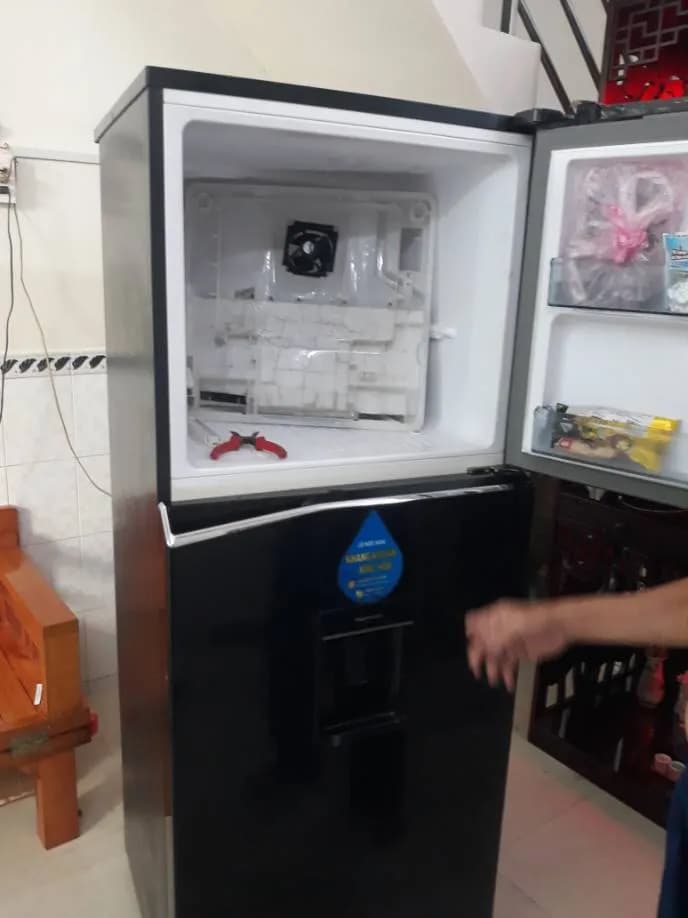 Trước sửa tủ lạnh Panasonic tại Quận 6 — thợ Đặng Anh Huy