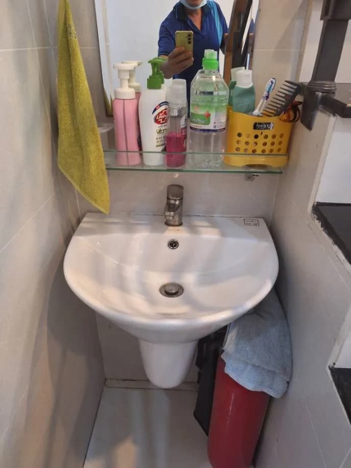 Sau khi hoàn thành sửa vòi nước lavabo American Standard tại Nhà Bè — thợ Trần Quốc Đông (5 sao)