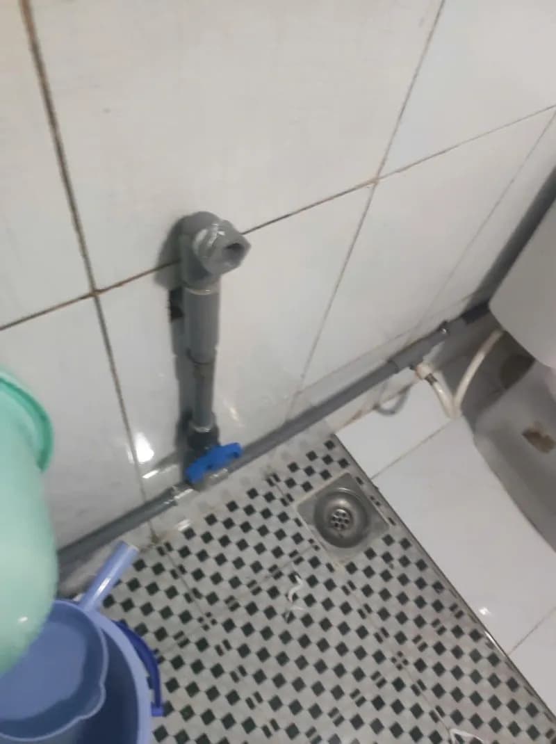 Trước sửa vòi nước tại phường An Khánh, Thủ Đức — thợ Bùi Văn An