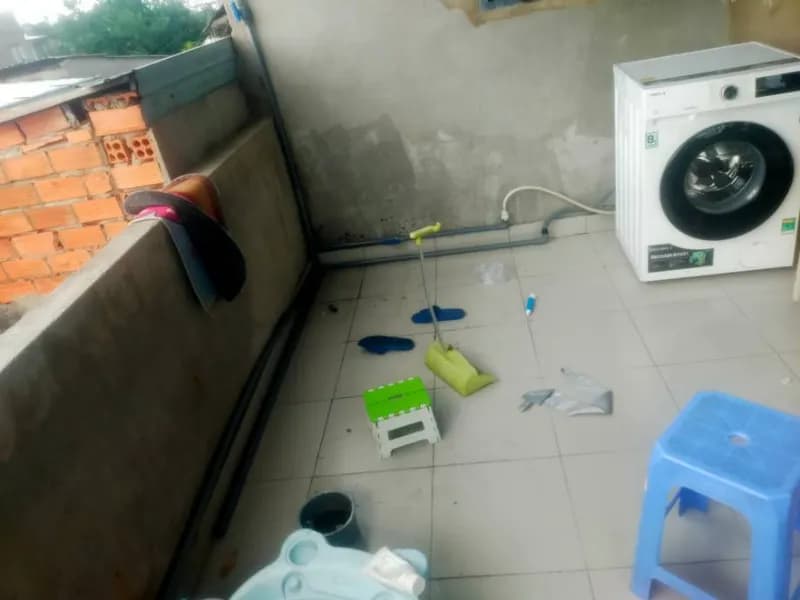 Sau khi hoàn thành sửa máy giặt cửa trước Samsung tại Phường Trường Thọ, Thủ Đức — thợ Lê Đăng Tuấn