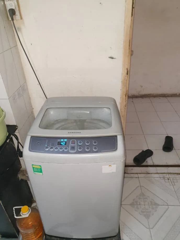 Sau khi hoàn thành sửa máy giặt cửa trên Samsung tại Bình Thạnh — thợ Phan Chí Tâm