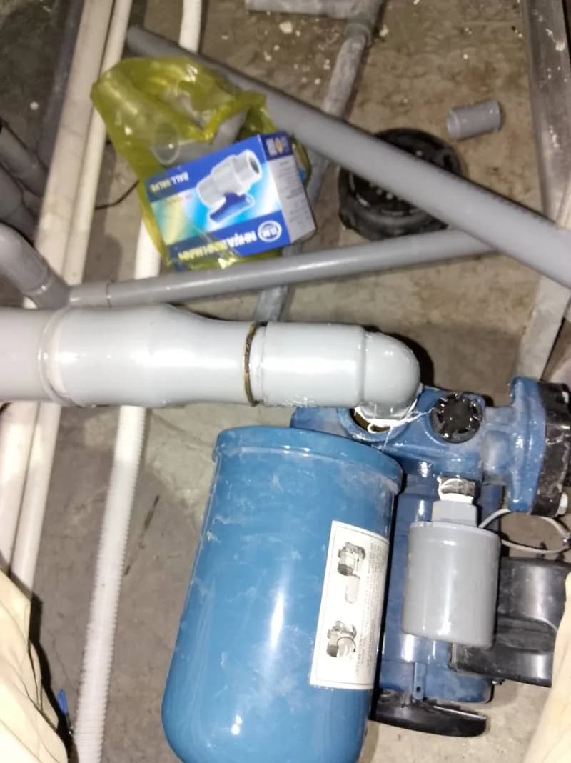 Trước sửa máy bơm nước Bình Minh tại Gò Vấp — thợ Trương Công Việt Trân