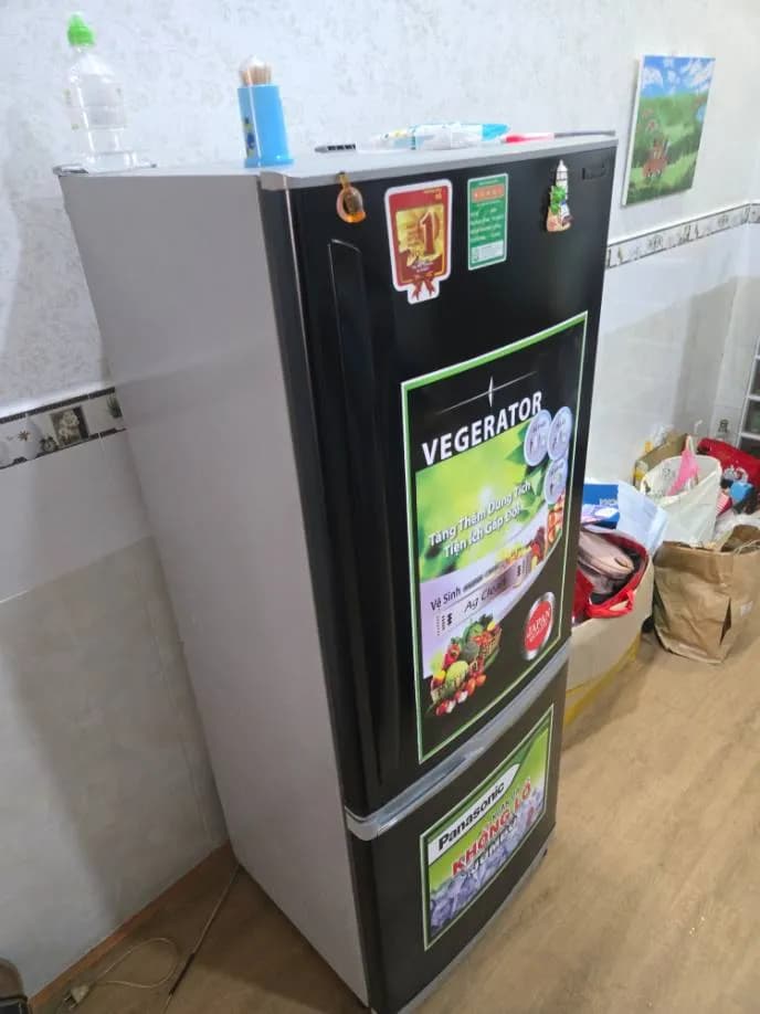 Sau khi hoàn thành sửa tủ lạnh Panasonic tại TPHCM — thợ Lê Hữu Lộc