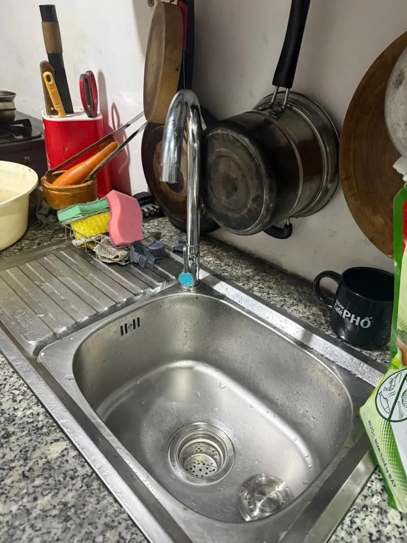 Thay thế vòi rửa chén và hệ thống cấp thoát nước Thủ Đức tại Thủ Đức