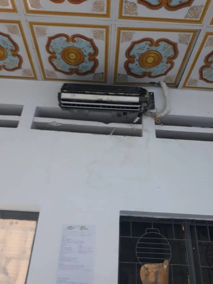 Trước sửa máy lạnh treo tường tại P.HCM, Bình Thạnh — thợ Đặng Anh Huy
