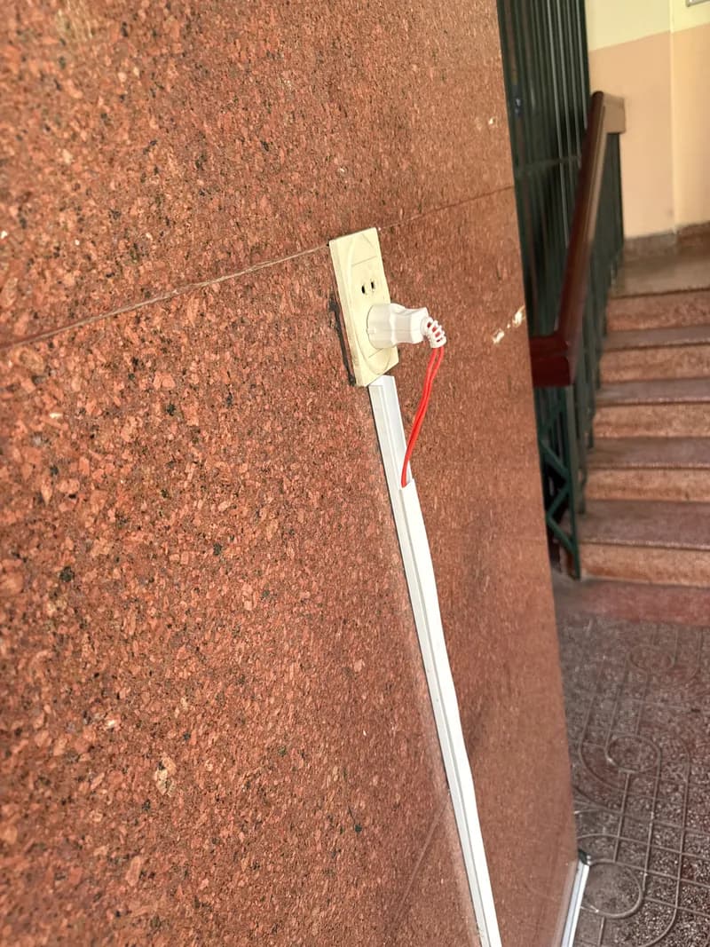 Sau khi hoàn thành sửa hệ thống dây điện tại Xã hội và Nhân văn - Đại học Quốc gia TP.HCM, Quận 1 — thợ Nguyễn Thành Trọng