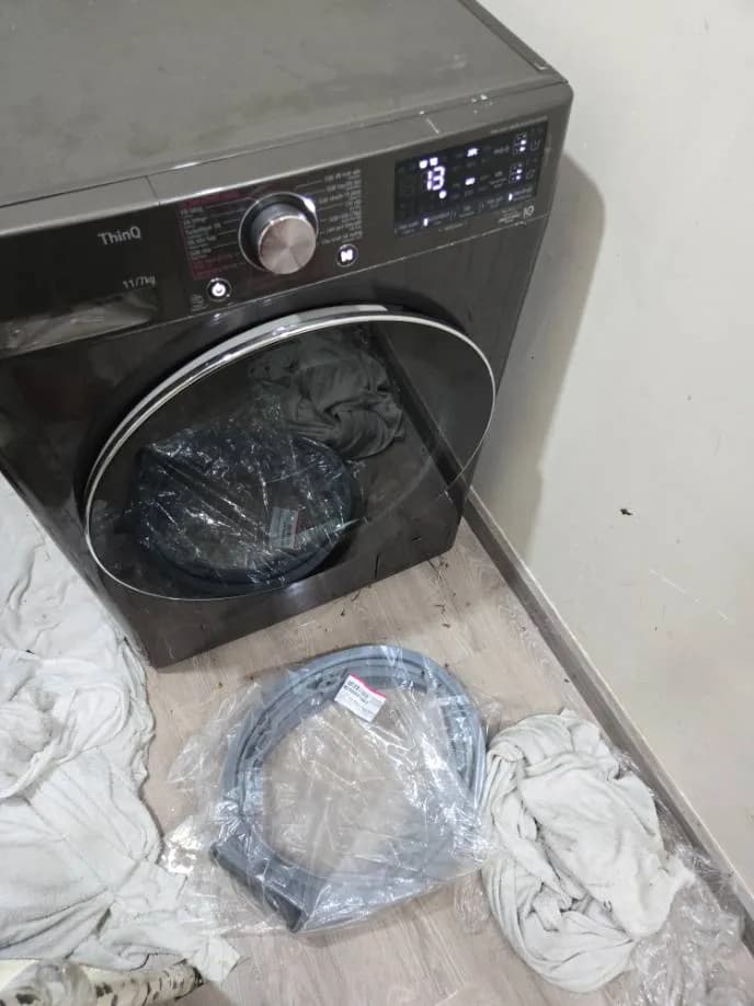 Sau khi hoàn thành sửa máy giặt LG tại p. Sài Gòn, Quận 1 — thợ Lê Hữu Lộc