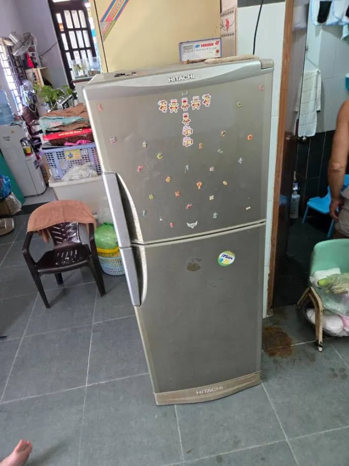 Sau khi hoàn thành sửa tủ lạnh Hitachi tại Phường 3, Gò Vấp — thợ Lê Hữu Lộc
