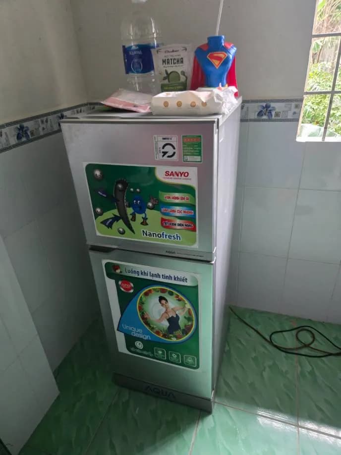 Sau khi hoàn thành sửa tủ lạnh Sanyo tại phường hạnh thông gò vấp tphcm, Gò Vấp — thợ Lê Hữu Lộc