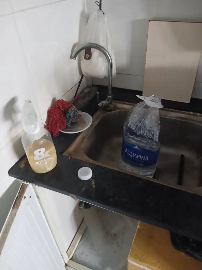 Trước sửa vòi nước rửa chén tại Gò Vấp — thợ Lê Đăng Tuấn