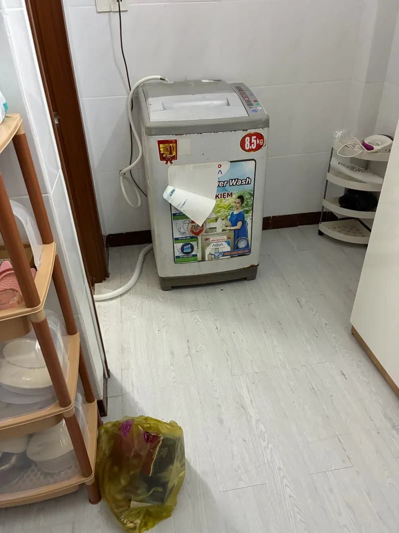 Sau khi hoàn thành sửa máy giặt tại Tân Bình — thợ Dương Oai