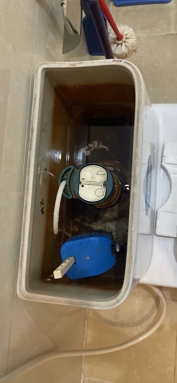 Trước sửa bồn cầu tại Thủ Đức — thợ Bùi Văn An
