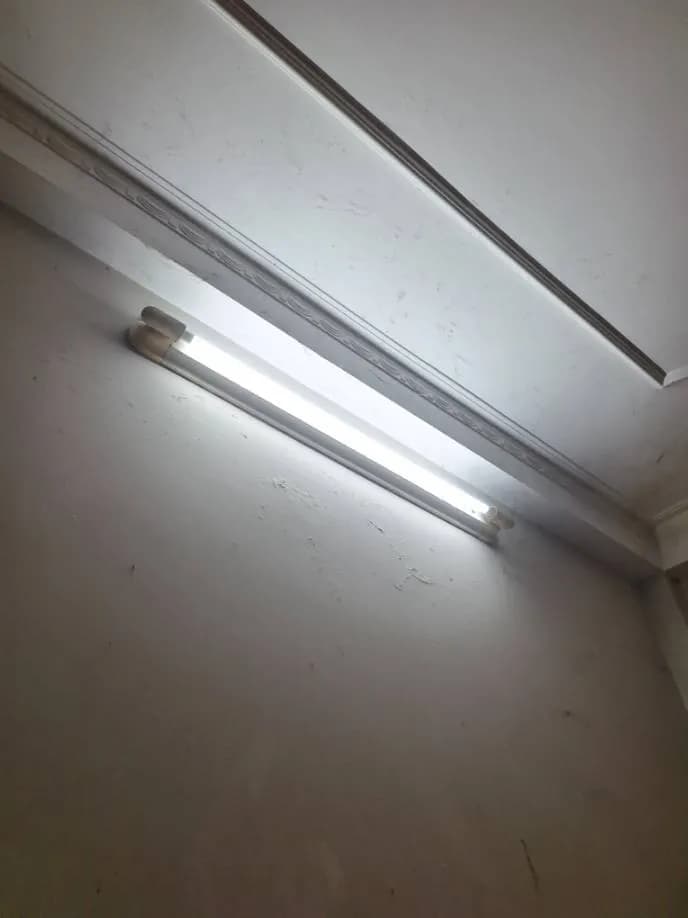 Sau khi hoàn thành sửa đèn huỳnh quang Panasonic tại Nhà Bè — thợ Trần Quốc Đông (5 sao)