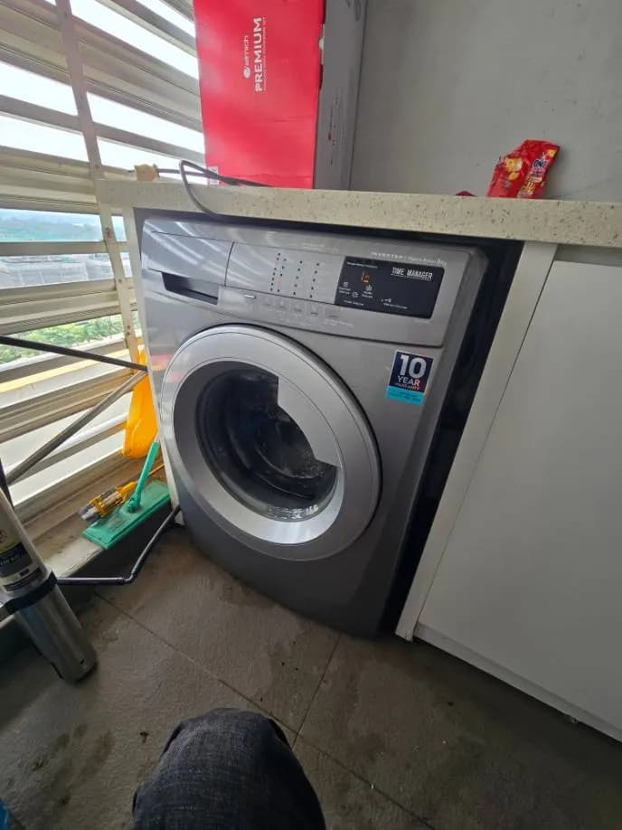 Vệ sinh máy giặt Electrolux lồng ngang chuyên sâu tại Thủ Đức tại Thủ Đức