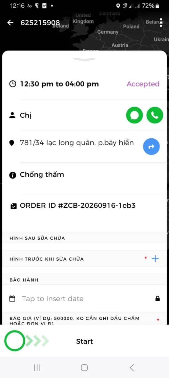 Trước sửa nhà vệ sinh Sika tại p.bảy hiền, Tân Bình — thợ Bùi Văn Bảo