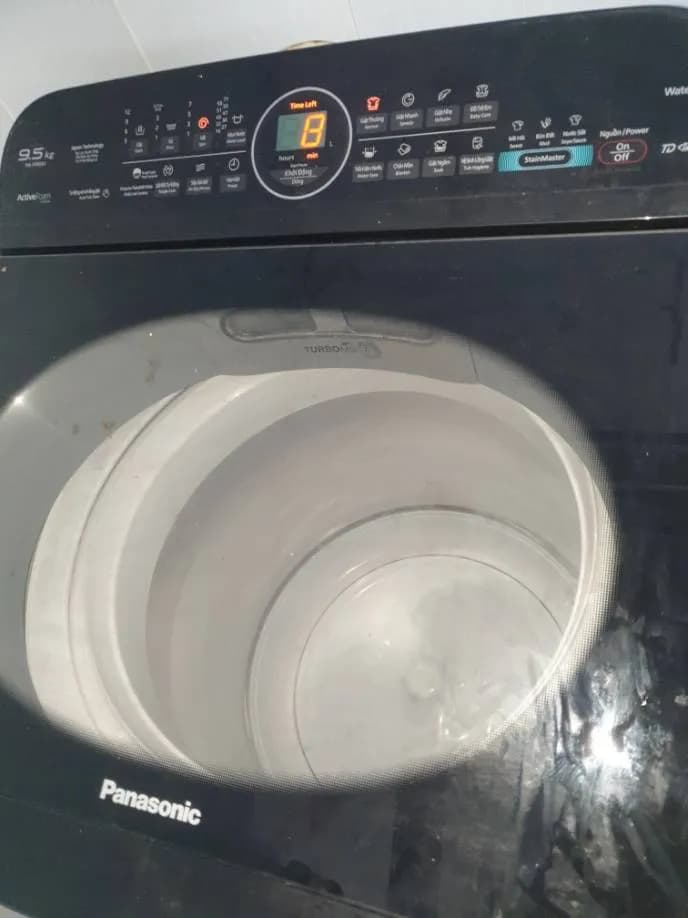 Trước sửa máy giặt cửa trên Panasonic tại phường Gia Định, Bình Thạnh — thợ Phan Chí Tâm