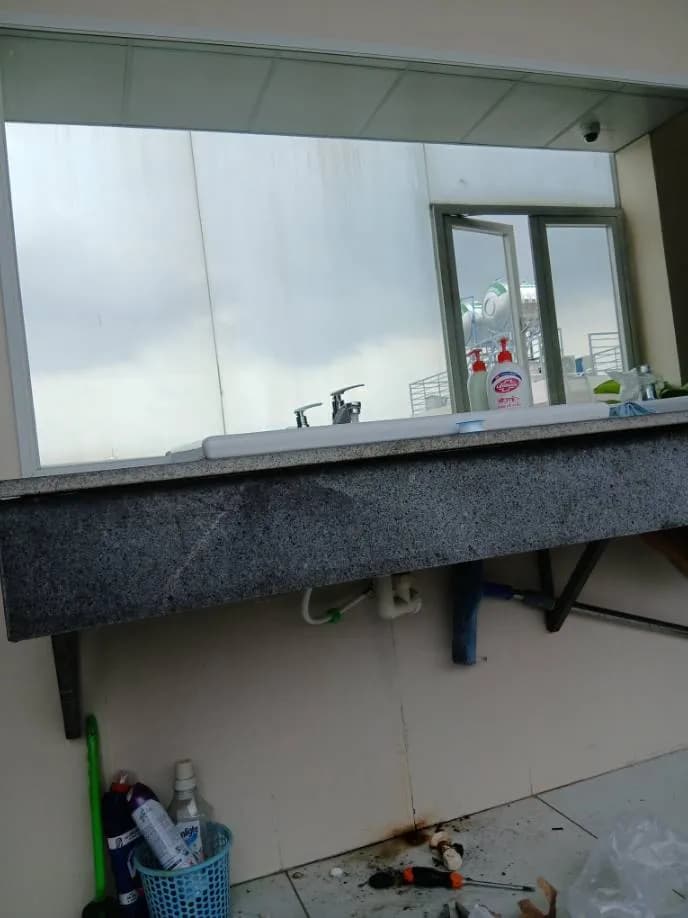 Sau khi hoàn thành sửa vòi nước lavabo tại P.HCM, Tân Phú — thợ Lê Đăng Tuấn