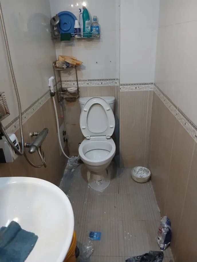 Sau khi hoàn thành sửa bồn cầu TOTO tại Phường Tân Thới Hiệp, Quận 12 — thợ Lê Đăng Tuấn