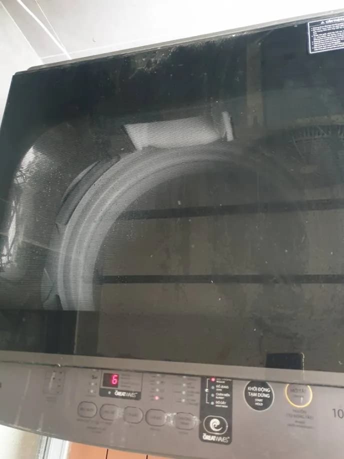 Trước sửa máy giặt Toshiba tại Phường Tân Hưng, Quận 7 — thợ Phan Chí Tâm