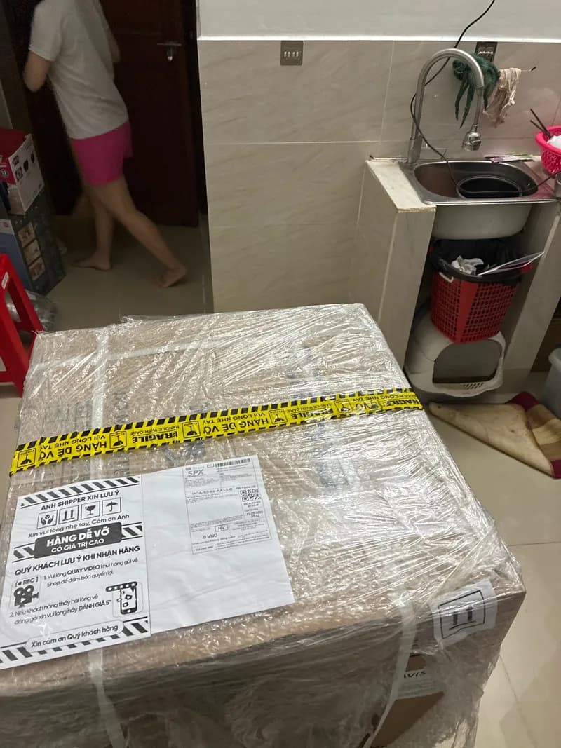 Trước sửa máy giặt tại Tân Bình — thợ Dương Oai