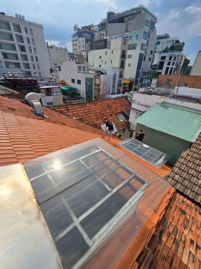 Sau khi hoàn thành sửa máy lạnh tại TPHCM — thợ Lê Hữu Lộc (5 sao)