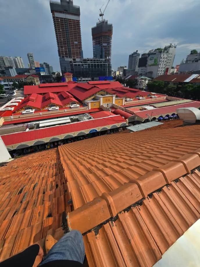 Trước sửa máy lạnh tại TPHCM — thợ Lê Hữu Lộc