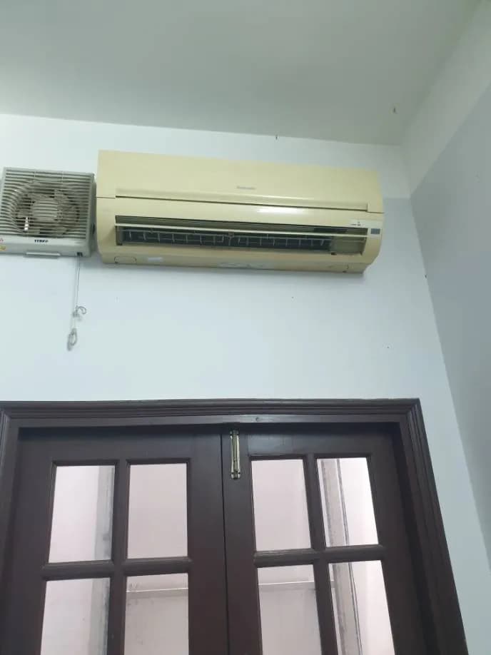Sau khi hoàn thành sửa máy lạnh treo tường Panasonic tại Quận 10 — thợ Phan Chí Tâm