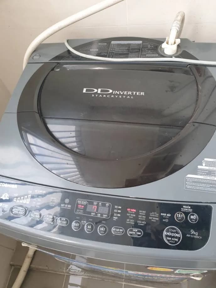 Vệ sinh chuyên sâu máy giặt Toshiba 9kg tại Quận 4 tại Quận 4