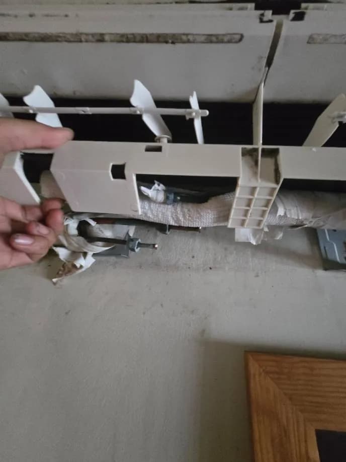 Trước sửa máy lạnh treo tường tại P. An Khánh, Thủ Đức — thợ Lê Hữu Lộc