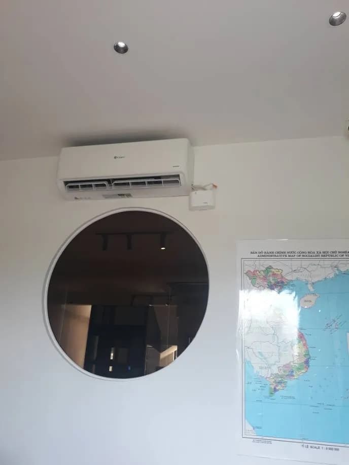 Sau khi hoàn thành sửa máy lạnh treo tường Casper tại Nhà Bè — thợ Đặng Anh Huy (5 sao)