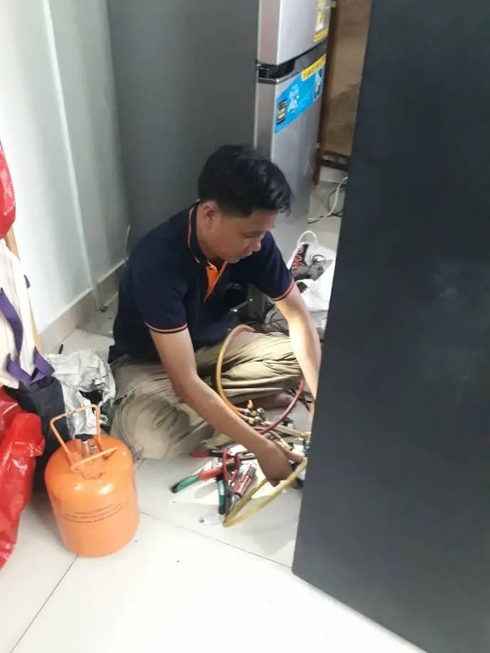 Trước sửa máy lạnh treo tường Casper tại Nhà Bè — thợ Đặng Anh Huy
