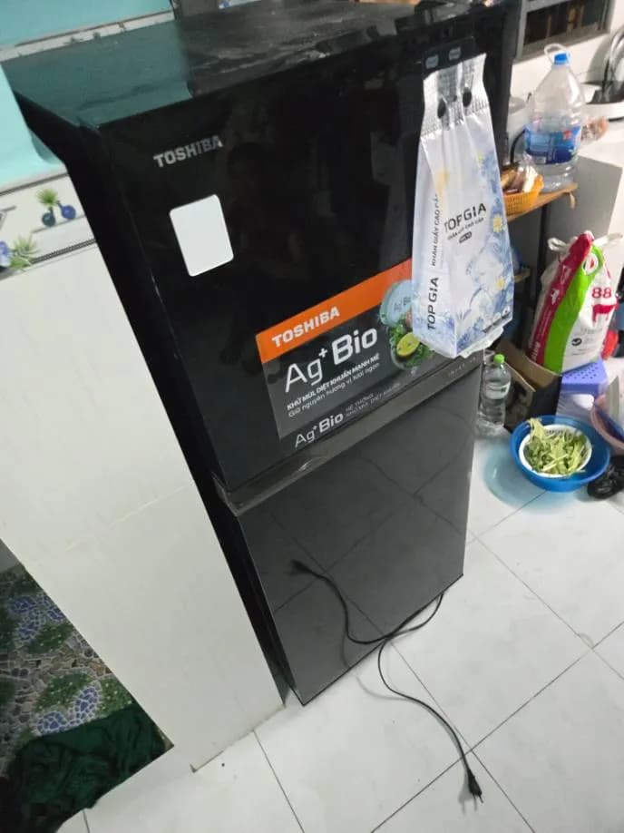Sau khi hoàn thành sửa tủ lạnh Inverter Toshiba tại Quận 12 — thợ Lê Hữu Lộc