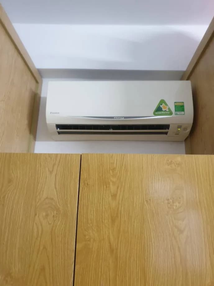 Trước sửa máy lạnh treo tường Daikin tại Thủ Đức — thợ Phan Chí Tâm