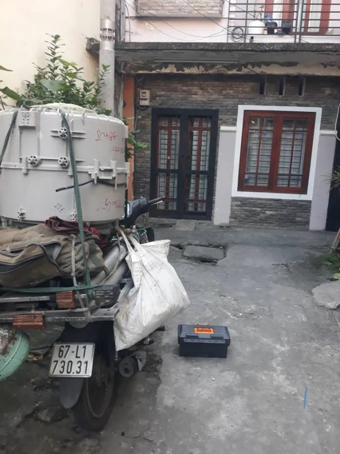 Sau khi hoàn thành sửa máy giặt tại TPHCM — thợ Đặng Anh Huy (5 sao)